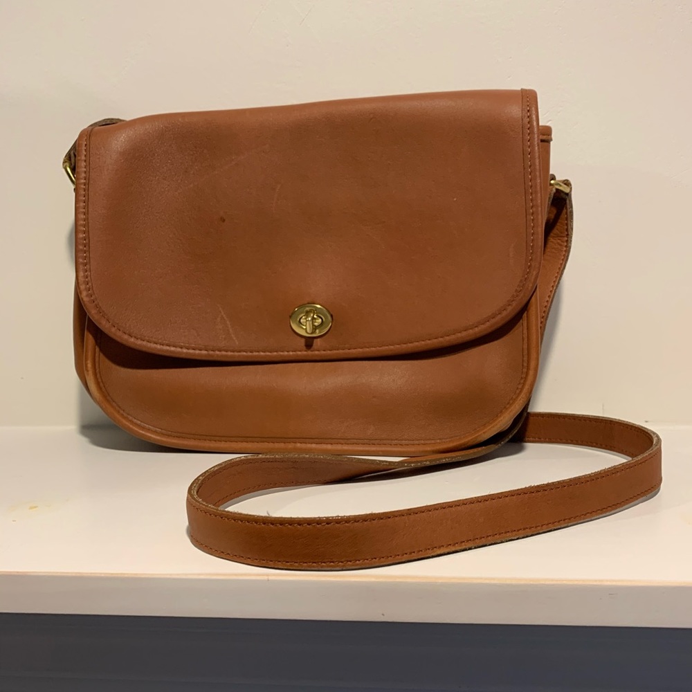 Coach Leather Saddlebag